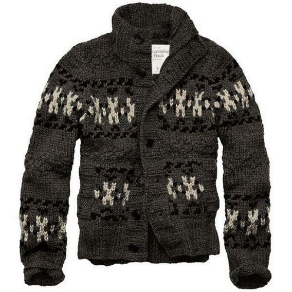 Abercrombie Fitch Hombres Ponte de pie de cuello Jersey AF6413